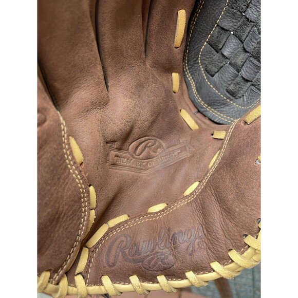 Rawlings RBG36BC 12.5” Leather Baseball Glove Zero Shock LHT Soft Broken In - Picture 3 of 14